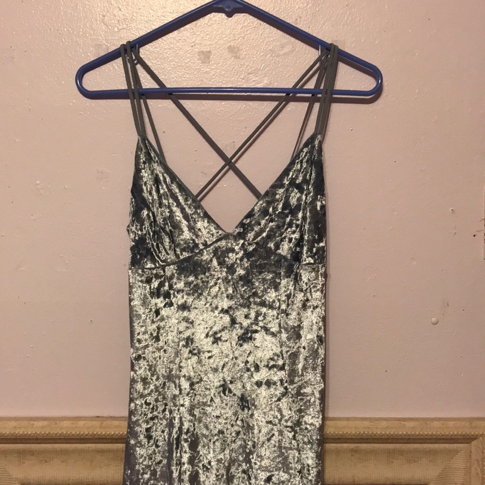 Velvet dress: NEVER WORN